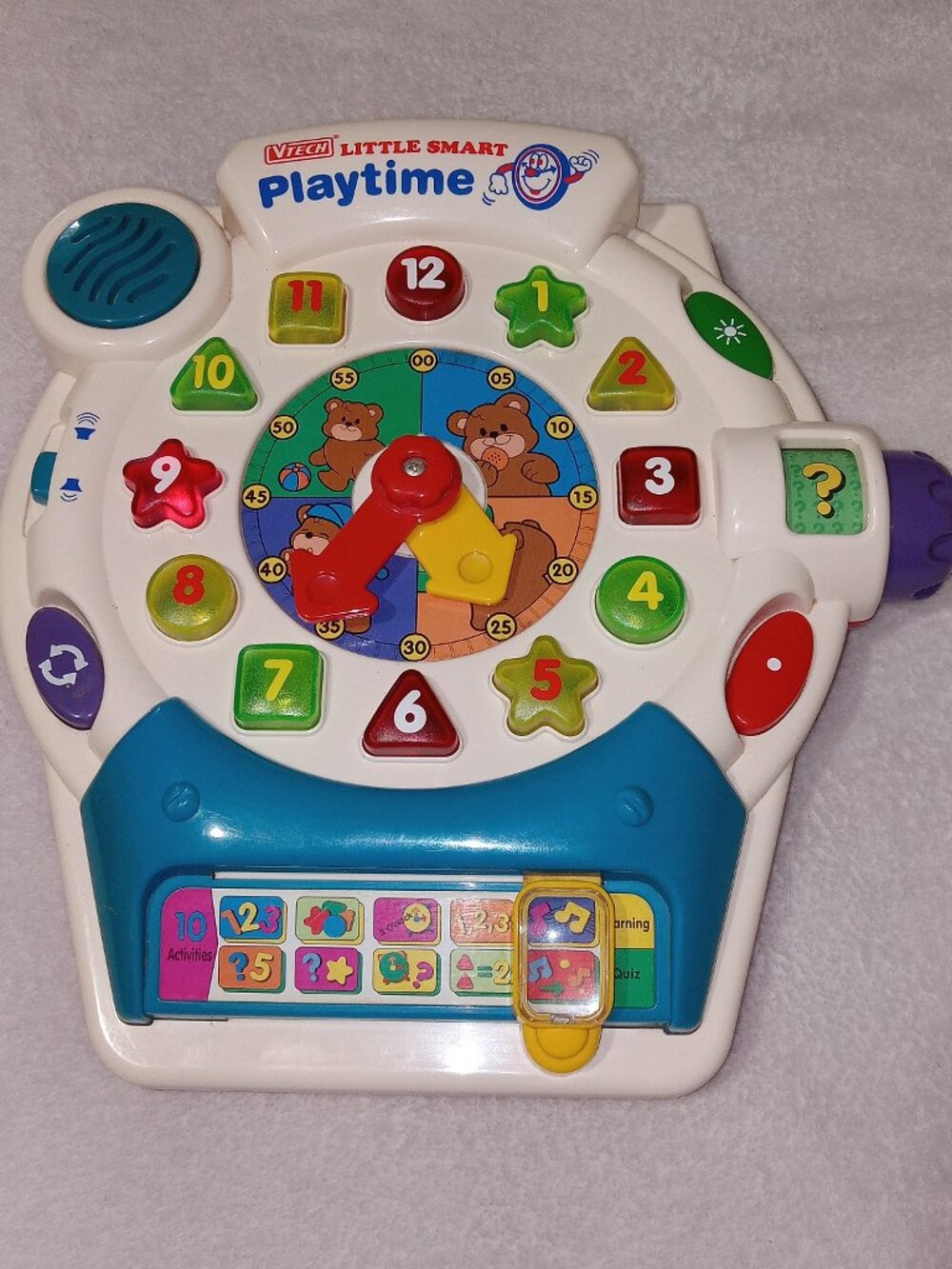 VTech LITTLE SMART PLAYTIME - VINTAGE  10 Educational Activities Numbers Shapes